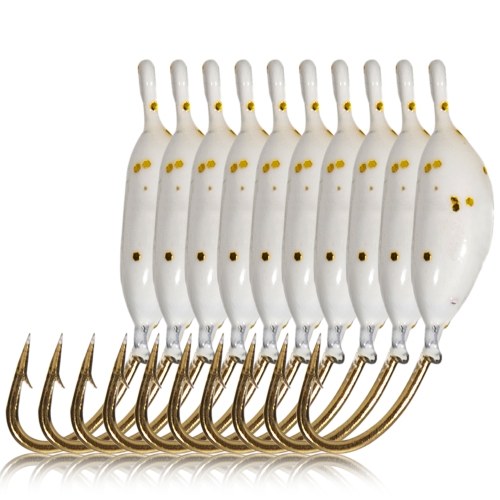 

10pcs Ice Fishing Jigs High Carbon Steel Ice Fishing Jig Hooks