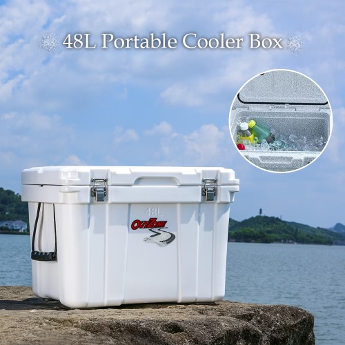 

48L Portable Rotomolded Cooler Box for Camping Fishing