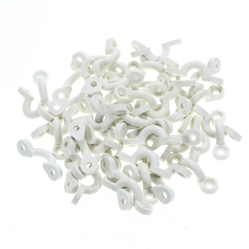 50pcs Nylon Kayak Boat Eye Pads Tie Down Pad Eyes Canoe Accessories Shock Cord Fastening Gear Replacement Kit