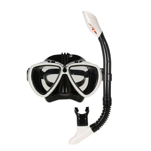 

Профессиональный дайвинг силиконовый мундштук Dry Snorkel Два окна из закаленного стекла маски Набор для подводного плавания Плава