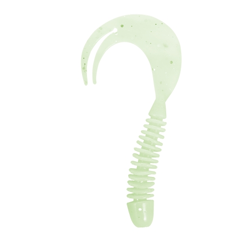 

Lixada 10PCS 8cm / 2.4g Ribbed Body Double Split Tail Мягкая уловка для рыбалки Мягкая приманка для червячного смешанного набора для рыбалки