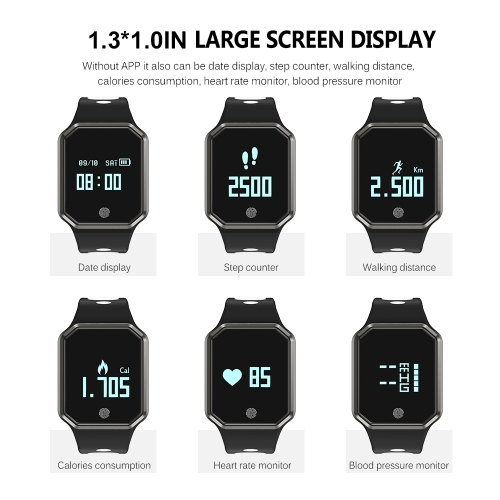 

QW11 Fitness Workout Distance Tracker Smart Bracelet