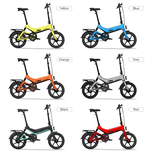 

Samebike JG7186 16-дюймовый складной электрический велосипед 250 Вт 25 км / ч