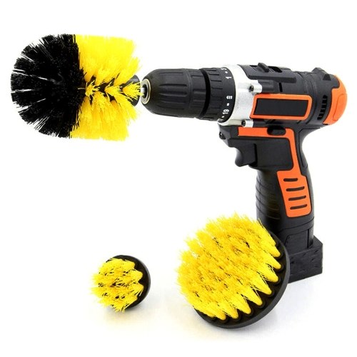 

3 Pack Drill Brush Power Scrubber Cleaning Brush Kit