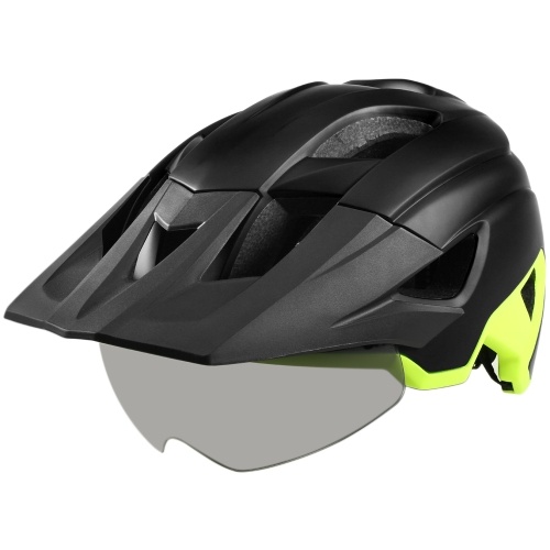 

Mountain Bike Helmet with Detachable Visor Detachable Goggles Ultralight Adjustable MTB Cycling Bicycle Helmet Men Women Sports Outdoor Safety Helmet