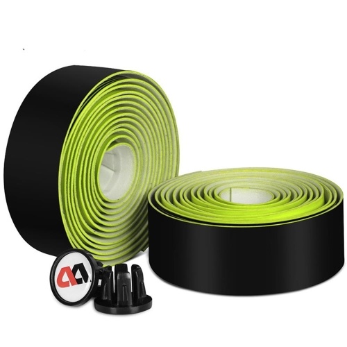 1 pair of Bicycle Handlebar Tapes Soft Road Bike Handlebar Band Breathable Non-Slip Cycling Handlebar Belt EVA PU Bar Tape Bicycle Horns Belt