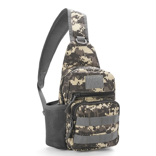 

Men Women Chest Bag Camouflage Military Sport Bag Large Capacity Hiking Cycling Outdoor Pack Shoulder Bagpack