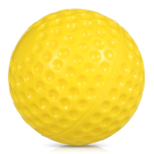 

6 Pack 2.8 Inch PU Dimpled Baseballs with Drawstring Carry Bag