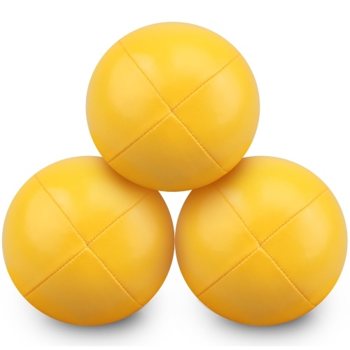 3pcs Juggling Balls 65mm PU Stuffed Balls Juggling Set for Kids Beginners