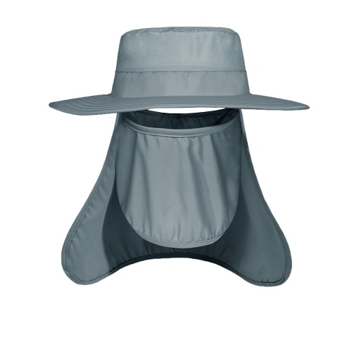 

Sun Hat UV Protection Detachable Face Cover Neck Flap Wide Brim Fishierman Hat Breathable Windproof Cap Fishing Hiking Cycling