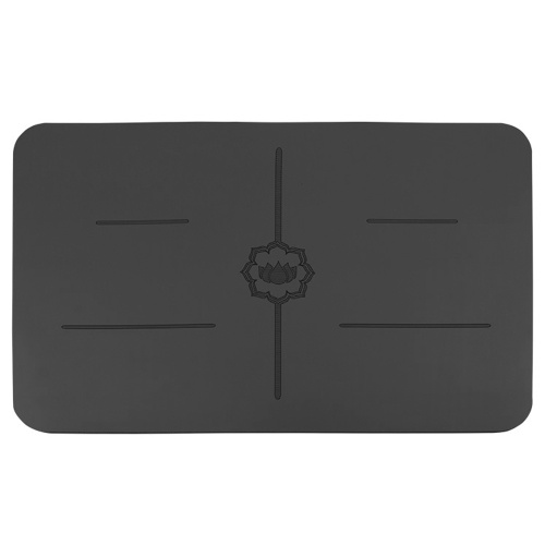 

23.6x15.7in Mini Yoga Mat Portable Exercise Mat with Alignment Lines Anti-slip Sports Mat for Sitting Kneeling