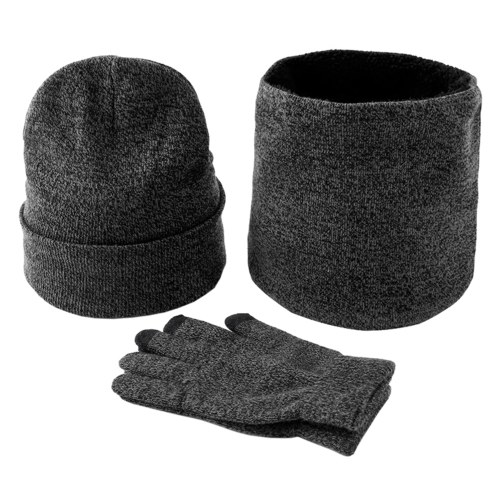

Winter Scarf Hat Gloves Set Thick Warm Fleece Hat Cap Mitten Neck Gaiter Touch Screen Gloves Thermal Windproof Neck Warmer Neckchief Cold Weather Hand Warmers for Driving Running Cycling Cold Weather