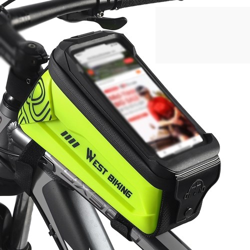 

2.5L Bicycle Bag Waterproof Bike Frame Bag Touchscreen Mobilephone Bag Cycling Bag Road Bike Accessories