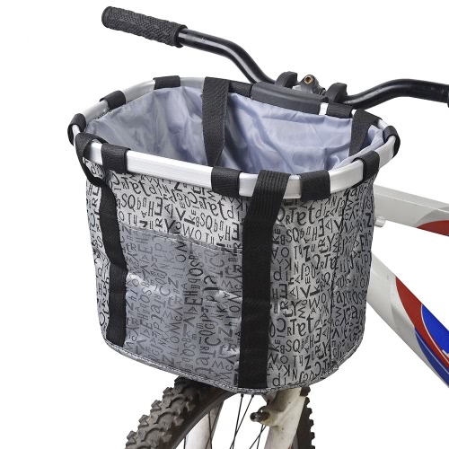 canvas bike basket