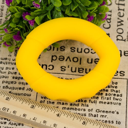 

Oval Shape Hand Grip Ring Finger Power Strengthener Forearm Groove Silicone Multiple Strength Force Sport Muscle Developer Gripper Exerciser Relax Apparatus