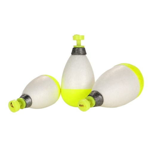 3PCS Foam Fishing Drift Floats Assorted Sizes Fishing Buoy Fishing Fishing Tackle