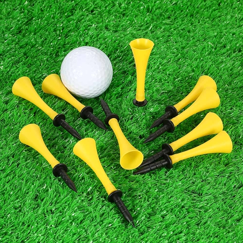 

10PCS Professional Golf Tee Step Up Tee Plastic Golf Horn Tee Evolution Tees Спортивный спортивный инвентарь