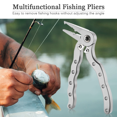 

Portable Fishing Pliers Wire Cutter Portable Split Ring Pliers Braid Line Cutter Snap Ring Pliers Hook Removal Tool Fishing Accessories