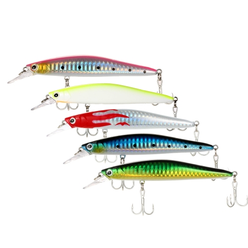 

12cm / 13g Minnow Fishing Lure Artificial Baits 3D Fish Eye Minnow Lures Bait High Imitation Swim Bait