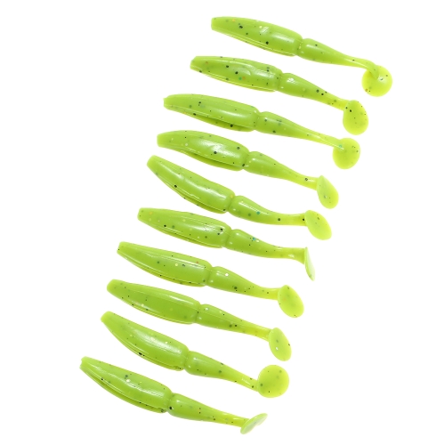 

Lixada 10pcs 7.5cm / 3.3g T Хвост Тип рыбы Мягкая уловка для рыбалки Мягкая приманка Мягкая приманка для рыбалки наживки