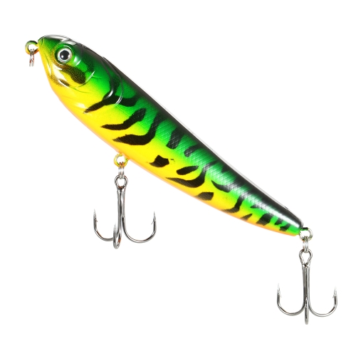 Lixada 1 PCS Fishing Lure Hard 3D Simulation Bait Big Artificial Bait Topwater Treble Hook Fishing Tool