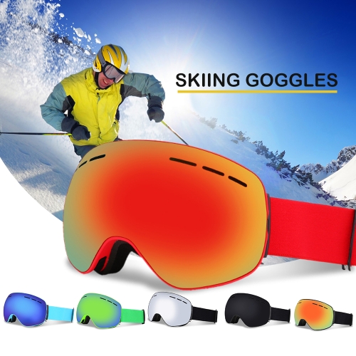 

Winter Skiing Goggle UVA400 Protection Dual Lens Snowboard Goggles OTG Spherical Anti-fog Snow Skating Skiing Sports Goggle Detachable Magnetic Lens Goggle