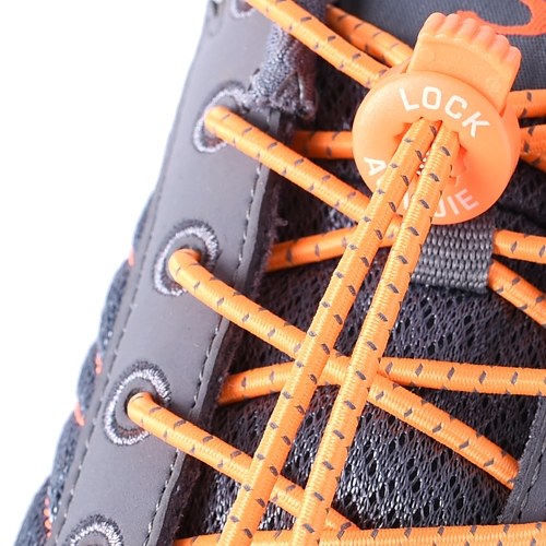 

1 Pair of 120CM Outdoor Sports Shoelace Reflective Lace Elastic Climbing Running Riding Hiking No Tie Shoe Lace
