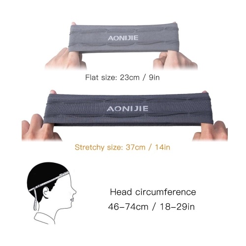 

Sports Sweatbands Running Cycling Yoga Fitness Headbands Moisture Absorbent Sweat Band Head Wrap Sports Wristband