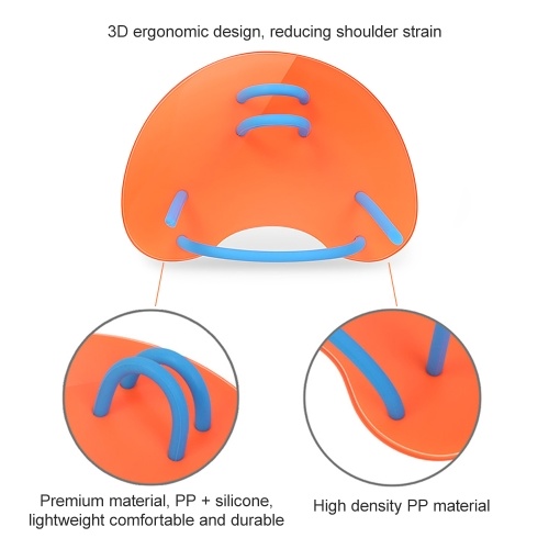Swimming Hand Paddles Fins Adjustable Swim Training Hand Paddles for Adults/Children