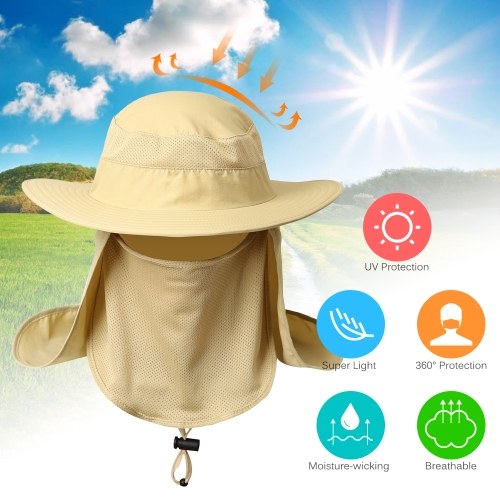 

UV Protection Wide Brim Cap