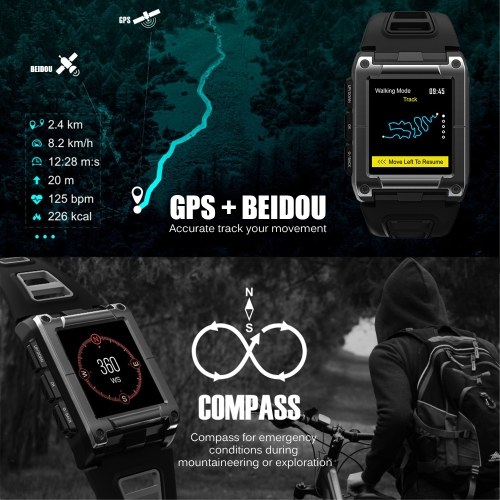 

Colored Smartwatch Touchscreen Smart Sports Bracelet IP68 Smart Swimming Watch