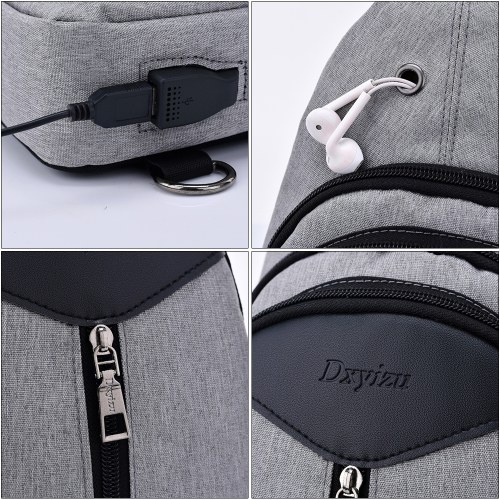

Portable Men's Outside Leisure Chest Bag