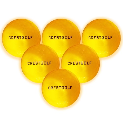 

6pcs LED Glowing Golf Balls Night LED Golf Balls Luminous Golf Balls