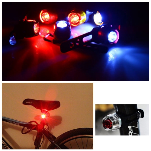 

Bike Bicycle LED Rear Tail Light Safety Flashing 3 Mode Water-resistant Bright