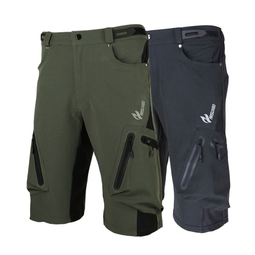 

Arsuxeo Baggy Shorts Cycling Bicycle Bike MTB Pants Shorts Breathable Loose Fit Casual Outdoor Cycling Running Clothes Polyamide Lycra with Zippered Pockets