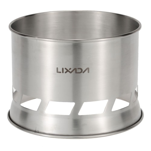 

Portable Stainless Steel Lightweight Wood Stove Solidified Alcohol Stove Outdoor Cooking Picnic BBQ Camping