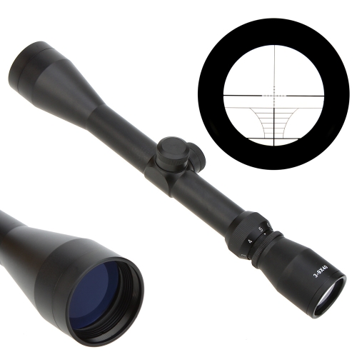 3-9x40 Adjustable Tactical Riflescope Reticle Sight Scope For Shotgun Rifle Hunting