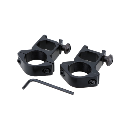 

2pcs Tactical Rail Mount 25.4mm Ring for Rifle Scope Flashlight Torch