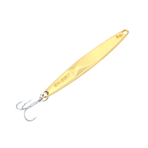 

YAPADA Jigging 10g 15g 20g 25g Zinc Alloy Hard Fishing Lure Jigging Spear Shape Bait with Treble Hook 6 Colors