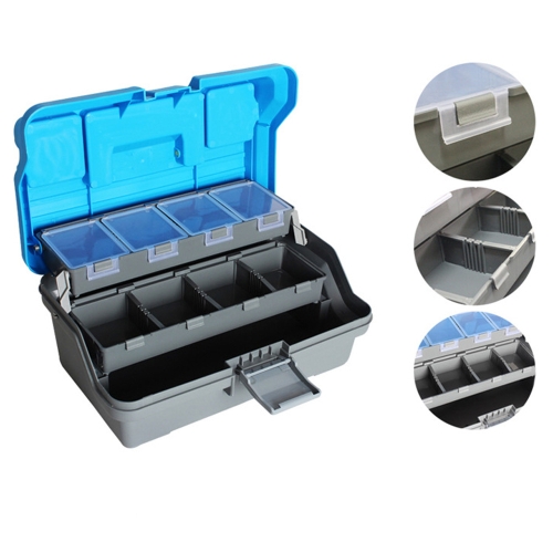 Lixada Contenitore per esche/Pesca Tackle Box,3 strati