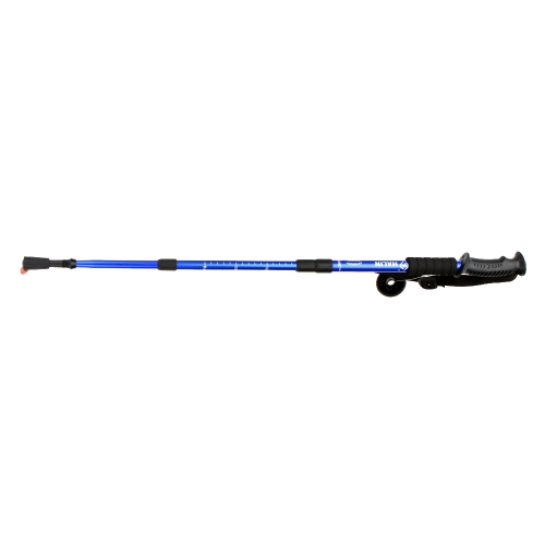 

6061 Aluminum Alloy Adjustable Telescopic Hiking Walking Stick Trekking Pole Alpenstock 4 Section Anti-shock Anti-skid Ultra-light