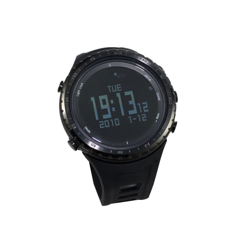 

SUNROAD FR801B Pedometer Stopwatch Altimeter Barometer Thermometer Compass Timer LCD Display EL Backlight Outdoor Sports Watch Multifunction