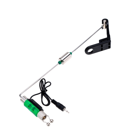 Iron Fishing Bite Alarm Hanger Swinger LED Illuminated Indicator