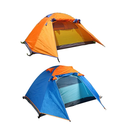 

Outdoor Camping Waterproof Double Layer 2-3 People Tent with Bag