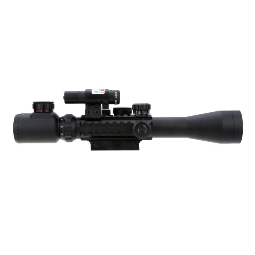

3-9X40EG красный зеленый подсветкой тактический прицел + красный лазерный прицел голографической Dot прицел