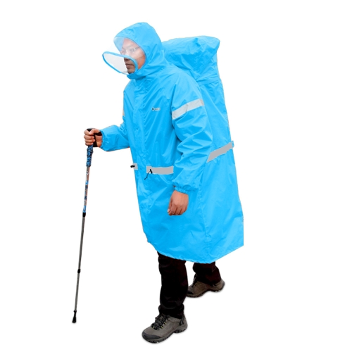 

BlueField Backpack Cover One-piece Raincoat Poncho Rain Cape Outdoor Hiking Camping Unisex Rain Gear