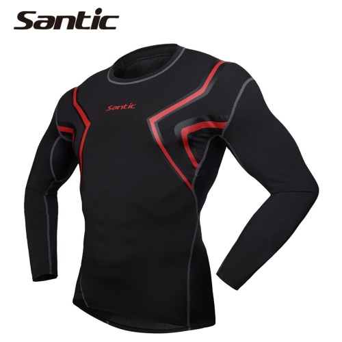 Men Breathable Long Sleeve Skin Tight Compression Shirt Base Layer for Running Workout Sports