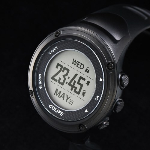 

Подержанные GOLiFE GoWatch X-PRO GPS на открытом воздухе Смарт спортивные часы аккумуляторная компас барометр высотомер термометр 5ATM водонепроницаемый