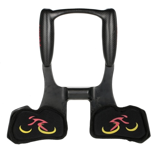 

Second Hand Lixada Carbon Fiber Bicycle Aerobar Bike Road Triathlon Arm Rest Handlebars Bike Racing Aero Bar