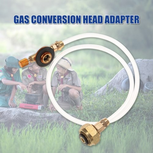 Second Hand Outdoor Camping Stove Use Household LPG Cylinder Gas Tank Conversion Head Adapter